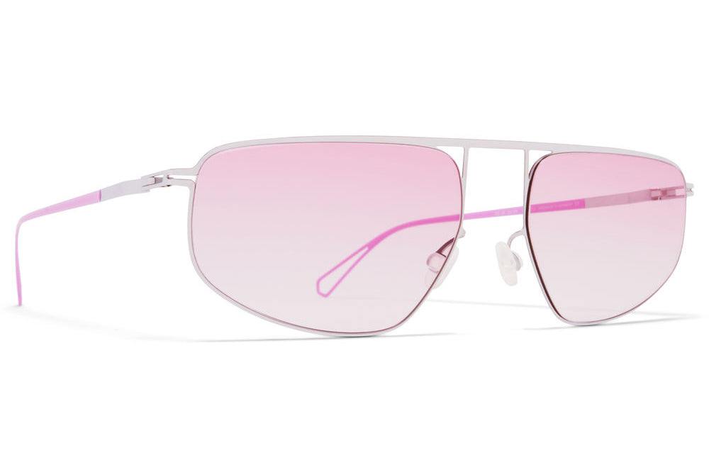 MYKITA & Bernhard Willhelm - Nat Sunglasses Chrome/Barbie Lilac with Jelly Pink Gradient Lenses