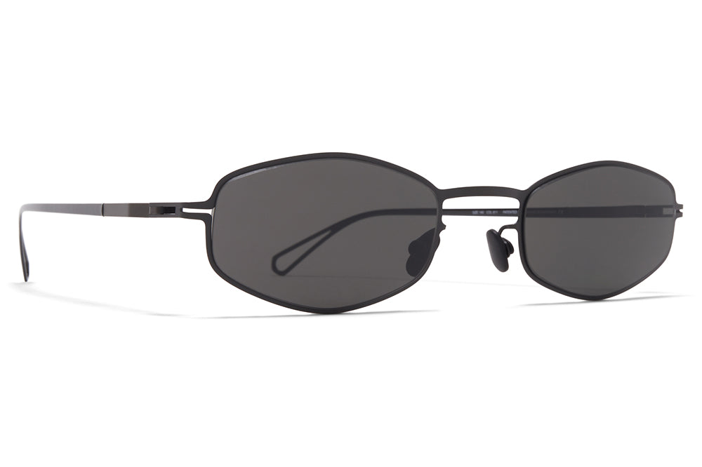 MYKITA & Bernhard Willhelm - Silver Sunglasses Black with Dark Grey Solid Lenses