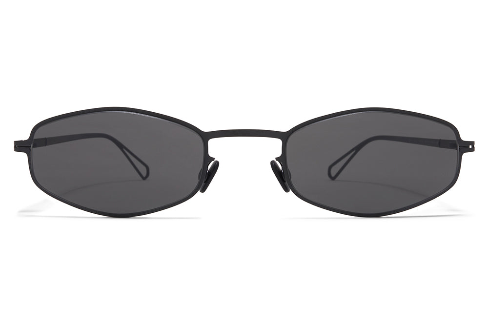 MYKITA & Bernhard Willhelm - Silver Sunglasses Black with Dark Grey Solid Lenses