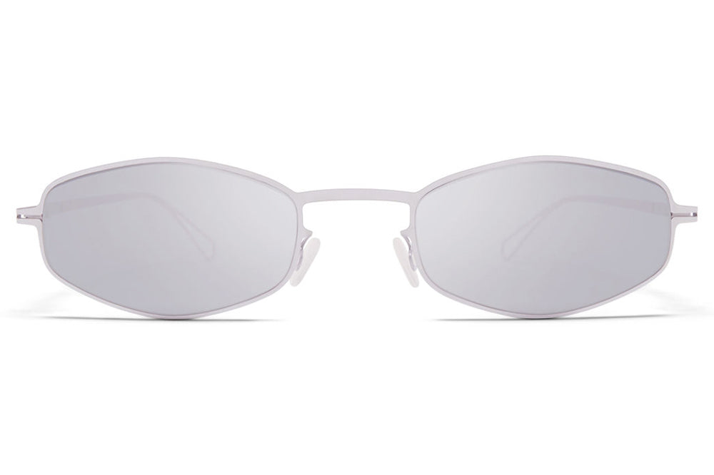 MYKITA & Bernhard Willhelm - Silver Sunglasses Chrome/Barbie Lilac with Silver Flash Lenses