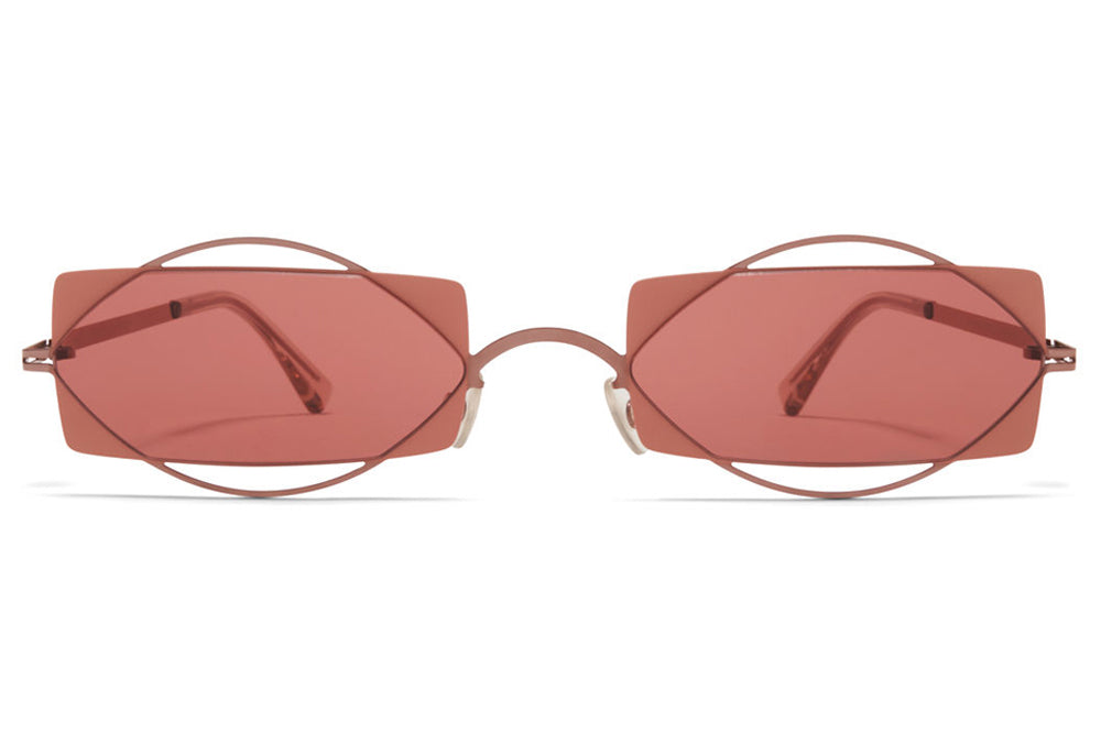 MYKITA / Damir Doma  - Charlotte Sunglasses Purple Bronze/Pink Clay with Purple Solid Lenses
