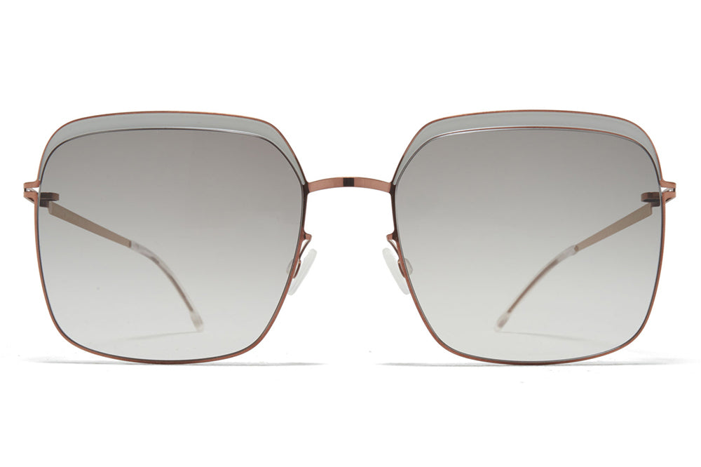 MYKITA - Dalia Sunglasses Shiny Copper/Stone Grey with Original Grey Gradient Lenses