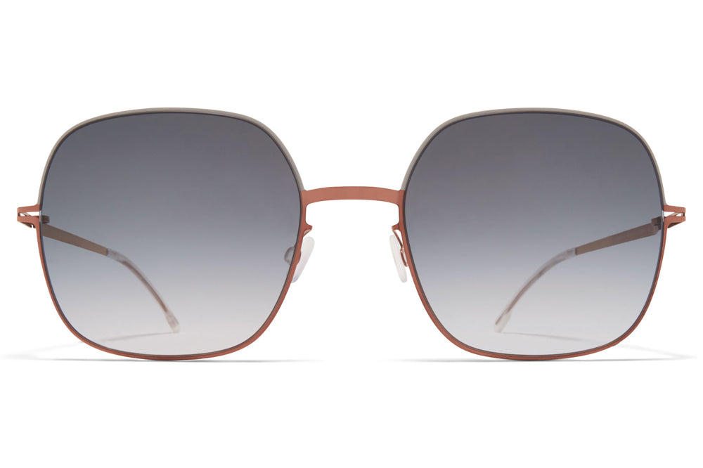 MYKITA - Magda Sunglasses Shiny Copper/Stone Grey with Grey Gradient Lenses