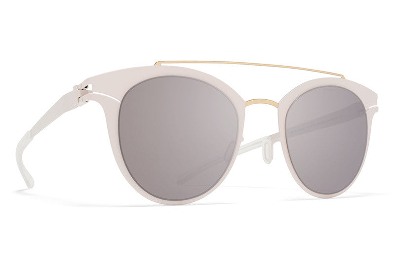 MYKITA Sunglasses -Margo Champagne Gold/Aurore with Dark Purple Flash Lenses