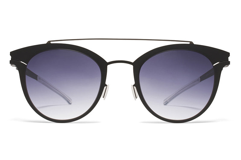 MYKITA Sunglasses - Margo Shiny Black/Black with Grey Gradient Lenses
