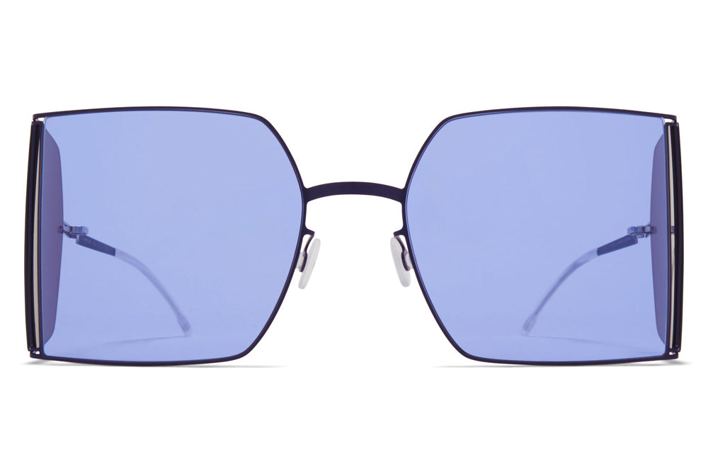 MYKITA x Helmut Lang - HL003 Sunglasses Mulberry/Dark Purple Sides with Jelly Purple/Dark Purple Solid Lenses