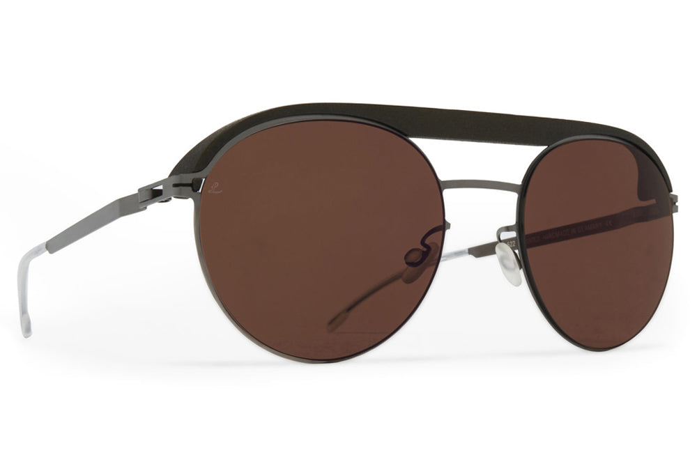 MYKITA | Leica - ML01 Sunglasses MH51 - Safari Green/Graphite with Leica Brown Polarized Lenses