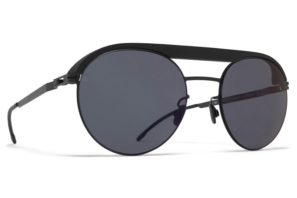 MYKITA | Leica - ML01 Sunglasses MH6 - Pitch Black/Black with Leica Black Polarized Lenses