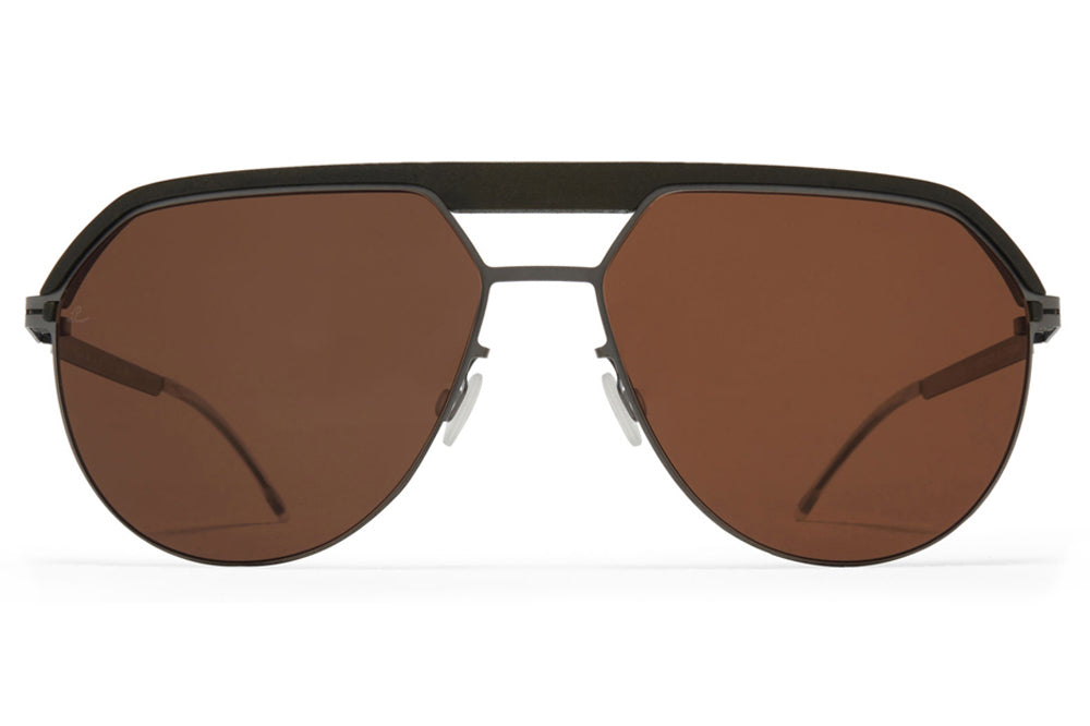 MYKITA | Leica - ML02 Sunglasses MH51 - Safari Green/Graphite with Leica Brown Polarized Lenses