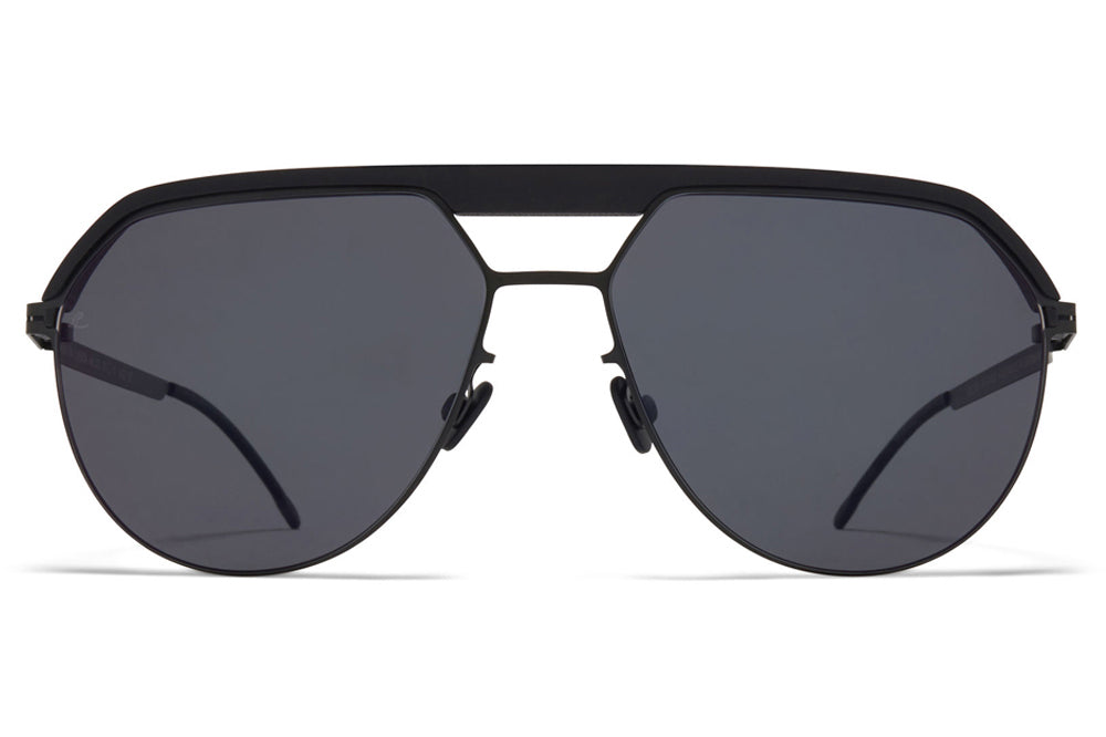 MYKITA | Leica - ML02 Sunglasses MH6 - Pitch Black/Black with Leica Black Polarized Lenses