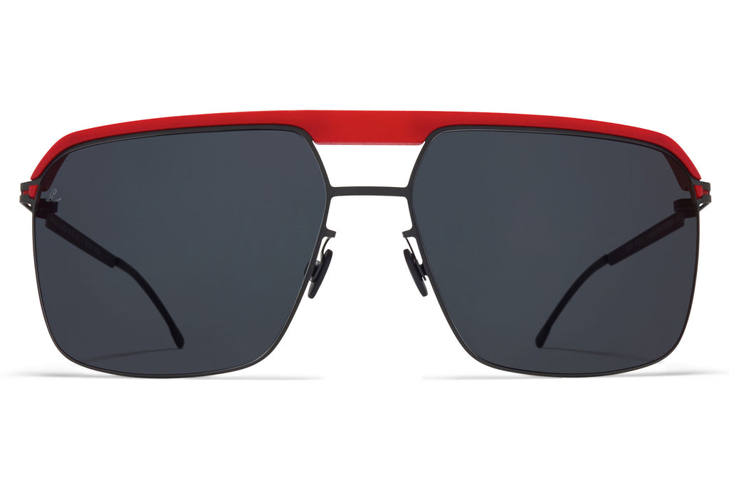 MYKITA | Leica - ML03 Sunglasses MH55 - Leica Red/Black with Leica Black Solid Lenses
