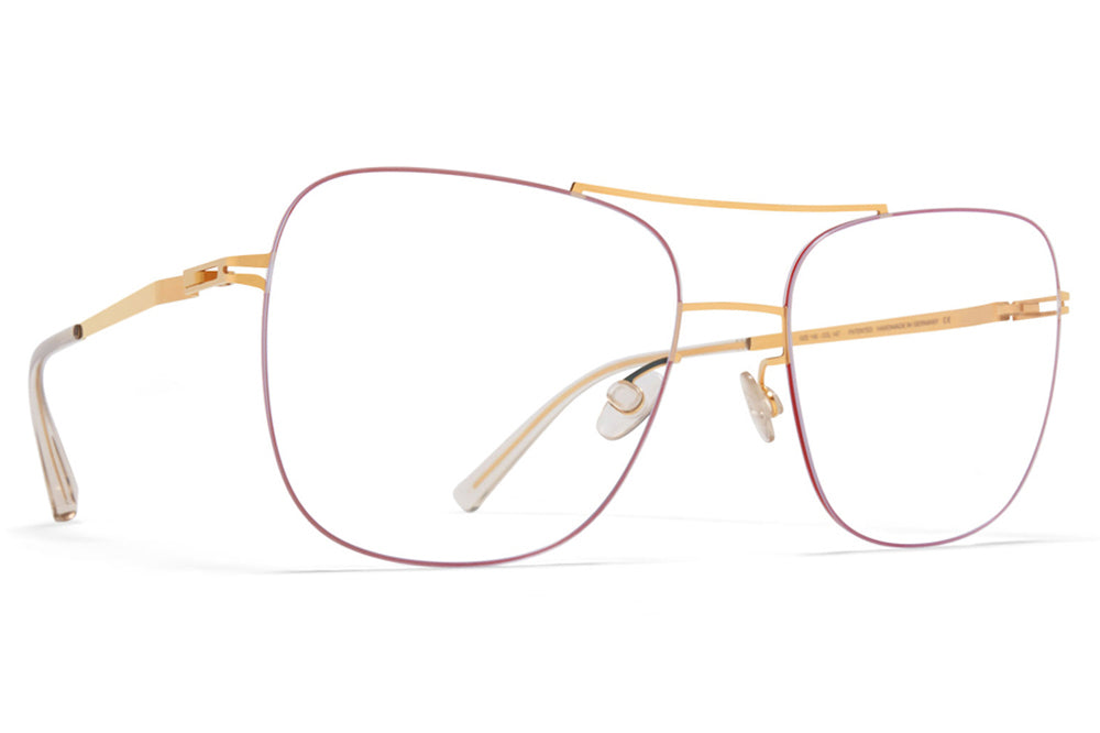 MYKITA - Ryoko Eyeglasses Gold/Coral Red