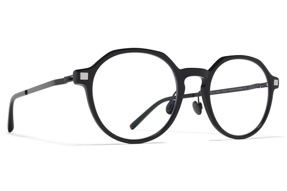 MYKITA - Bikki Eyeglasses Black/Shiny Silver w/ Nose Pads