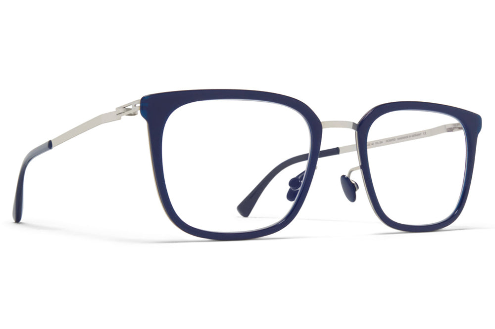 MYKITA - Hagen Eyeglasses Shiny Silver/Dark Blue