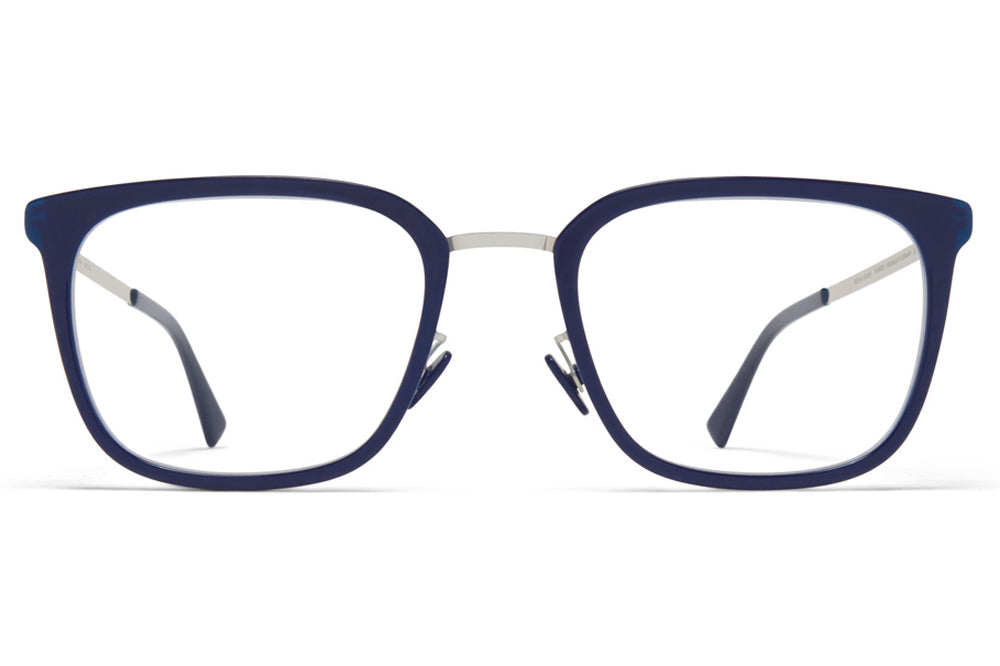MYKITA - Hagen Eyeglasses Shiny Silver/Dark Blue