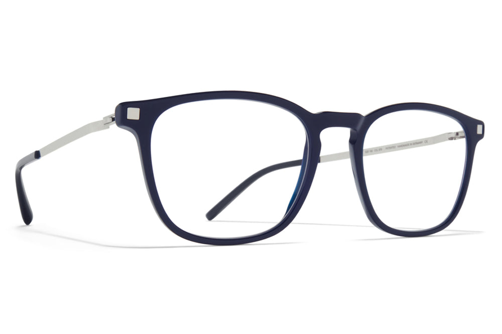 MYKITA - Haldur Eyeglasses Dark Blue/Shiny Silver