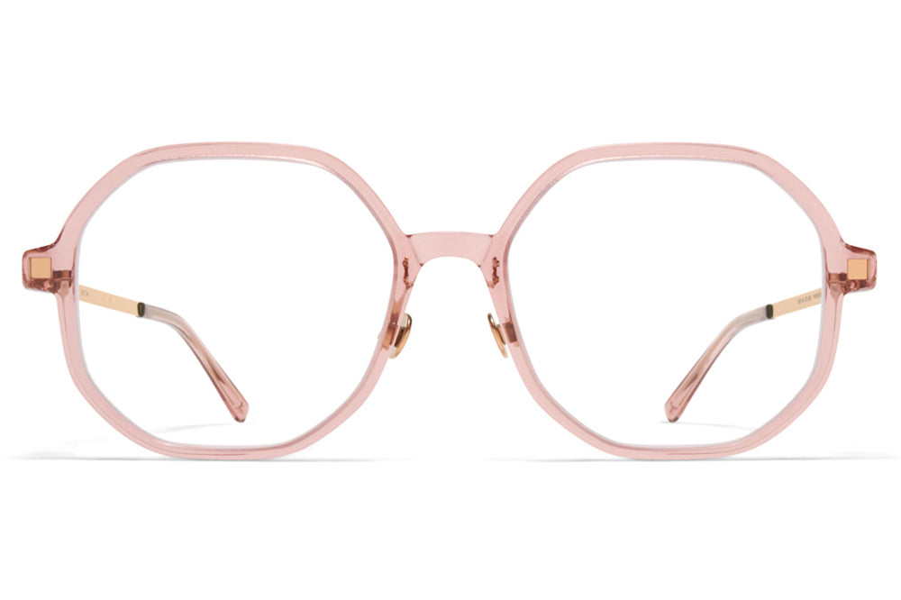 MYKITA - Hilla with Nose Pads Eyeglasses Melrose/Champagne Gold