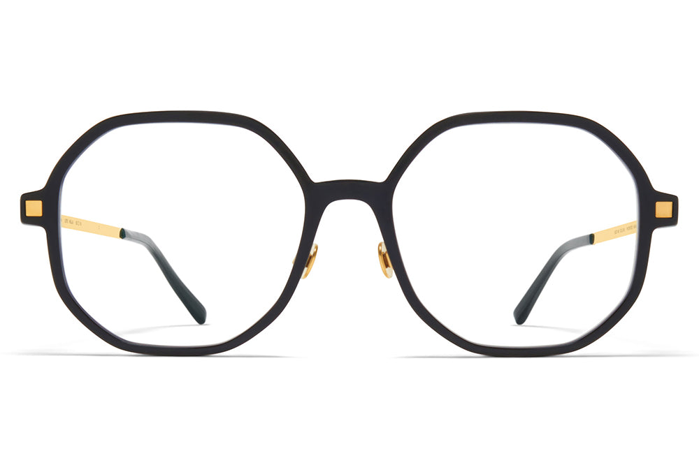 MYKITA - Hilla Eyeglasses with Nose Pads Black/Glossy Gold