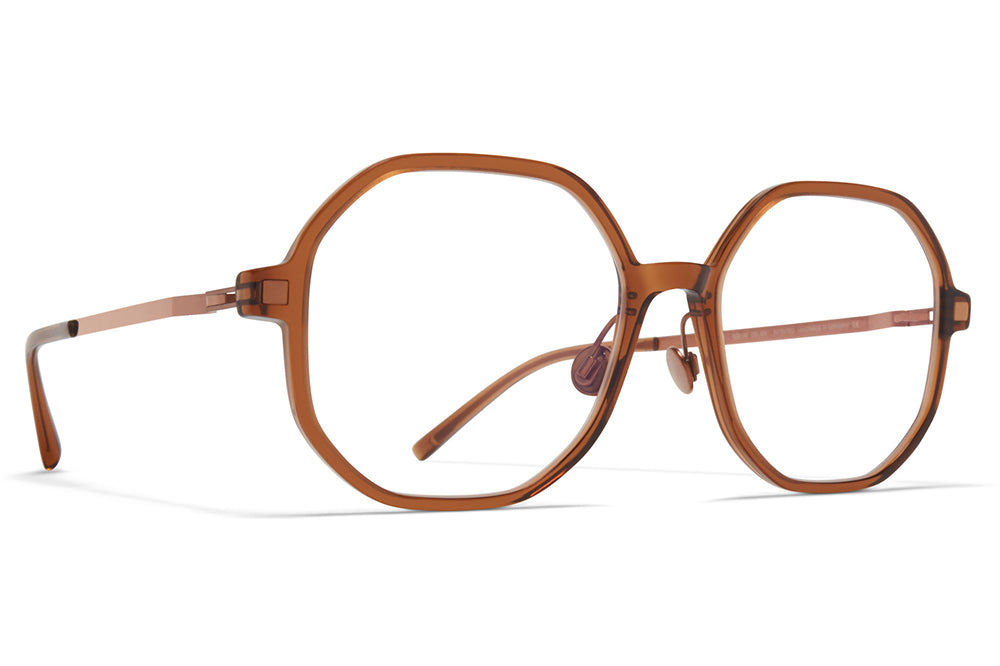 MYKITA - Hilla Eyeglasses with Nose Pads Topaz/Shiny Copper