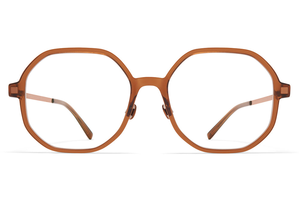 MYKITA - Hilla Eyeglasses with Nose Pads Topaz/Shiny Copper