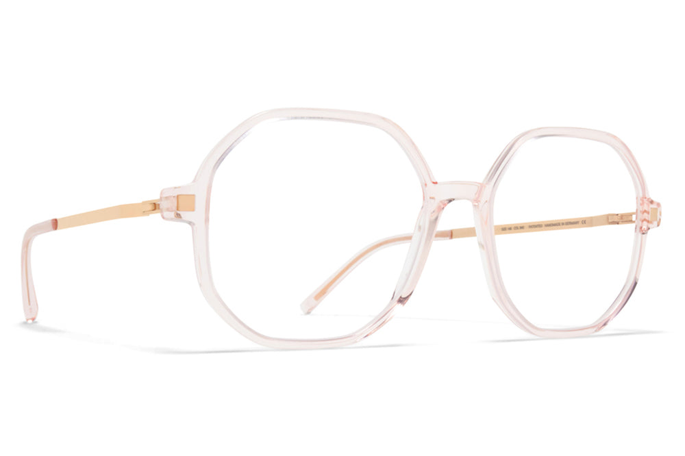 Lunettes De Vue Mykita HILLA C BLACK GOLD - Monture Acétate Noire Et Dorée 52/17 - Unisexe