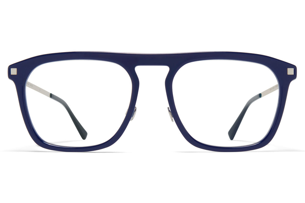 MYKITA - Kallio Eyeglasses Dark Blue/Shiny Silver