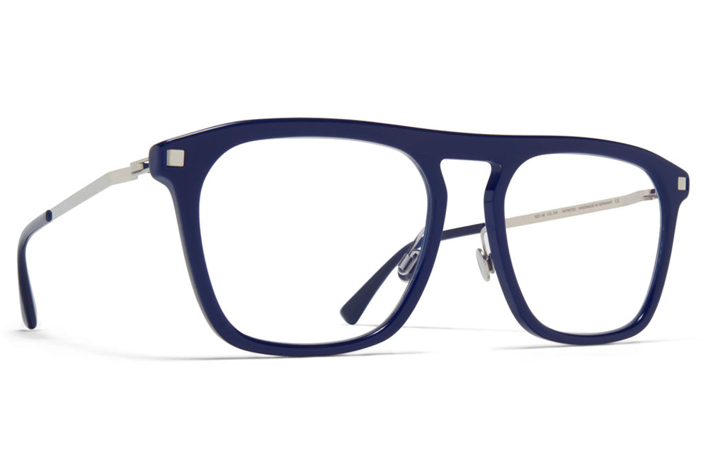 MYKITA - Kallio Eyeglasses Dark Blue/Shiny Silver