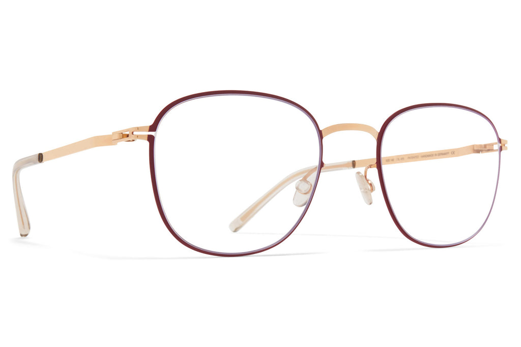 MYKITA - Larsson Eyeglasses Champagne Gold/Cranberry