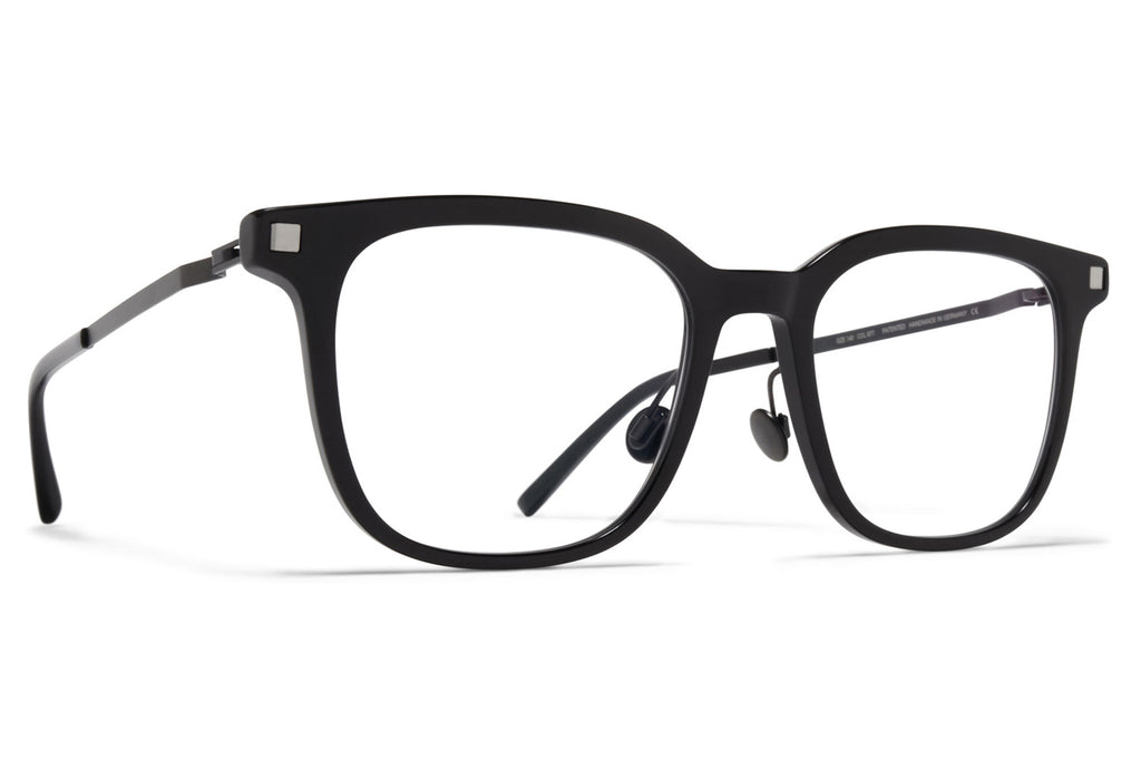 MYKITA - Mato Eyeglasses Black/Silver/Black with Nose Pads