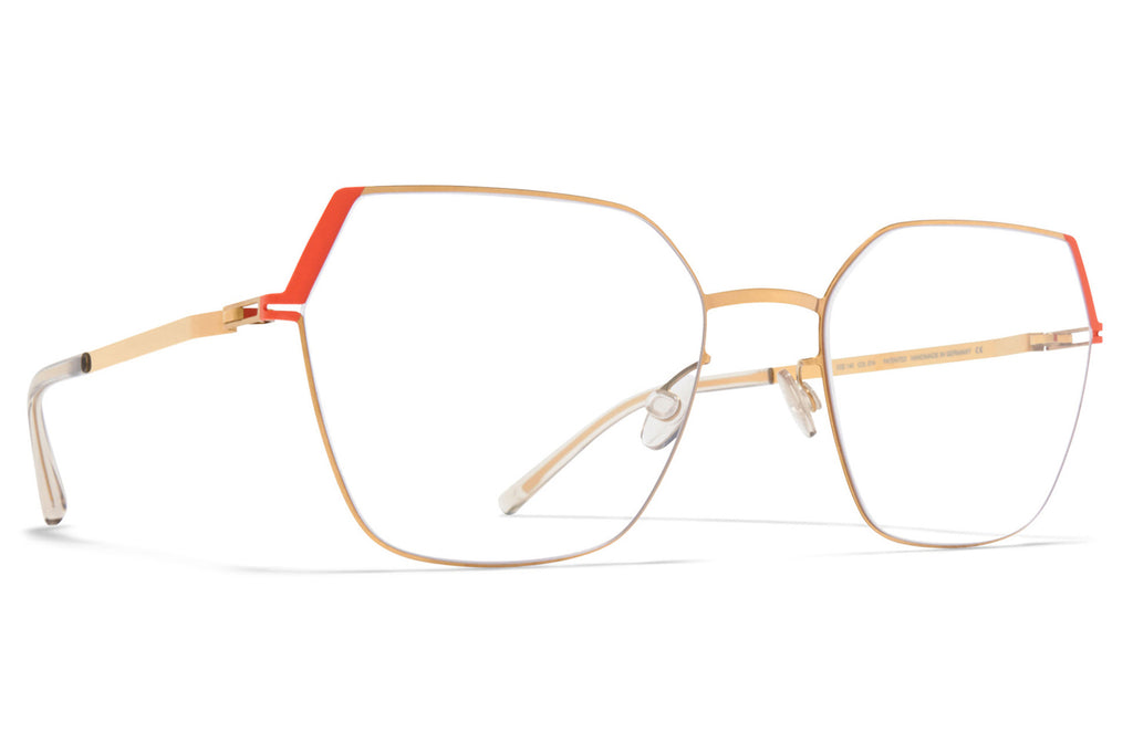 MYKITA - Stine Eyeglasses Glossy Gold/Daylily Orange