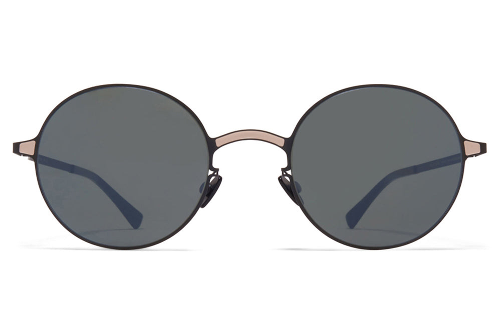 MYKITA - Blu Sunglasses Black/Sand with Mirror Black Lenses