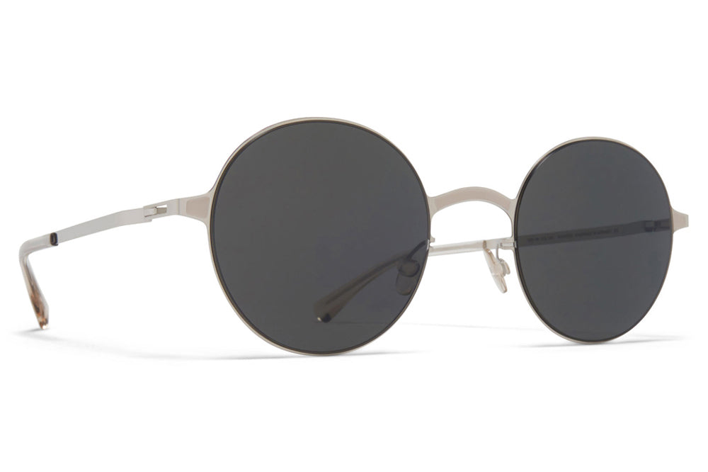 MYKITA - Blu Sunglasses Silver/Cinerous Grey with Dark Grey Solid Lenses