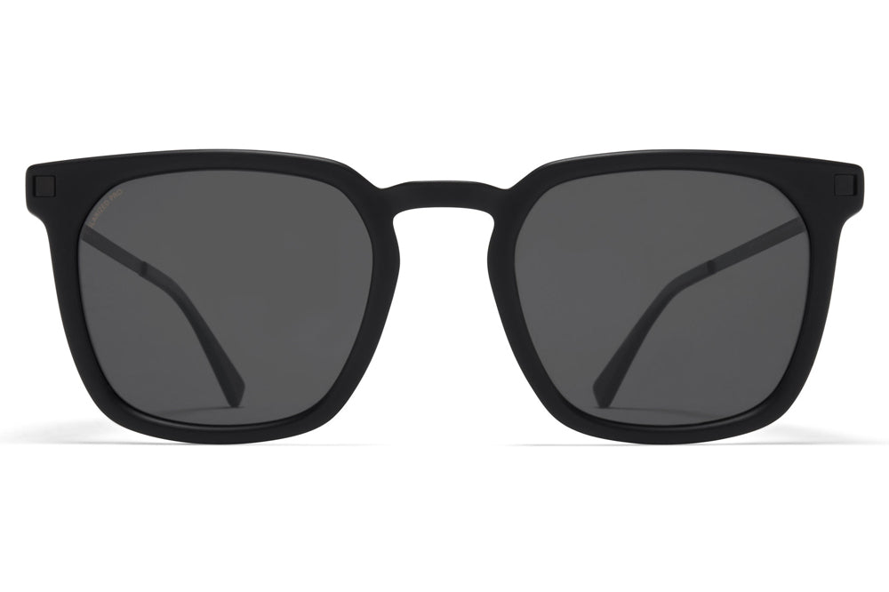 MYKITA - Borga Sunglasses Matte Black/Black with Polarized Pro Hi-Con Grey Lenses