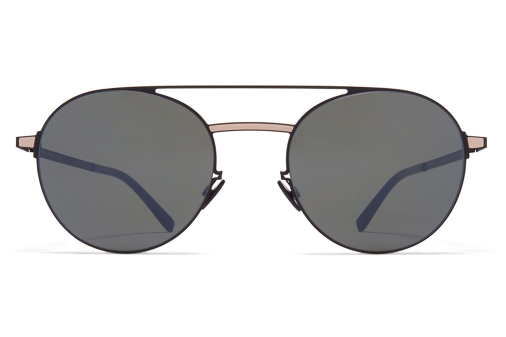 MYKITA - Eri Sunglasses Black/Sand with Mirror Black Lenses