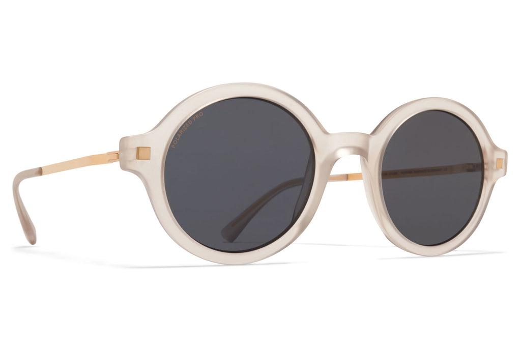 MYKITA - Esbo Sunglasses Matte Champagne/Glossy Gold with Polarized Pro Hi-Con Grey Lenses
