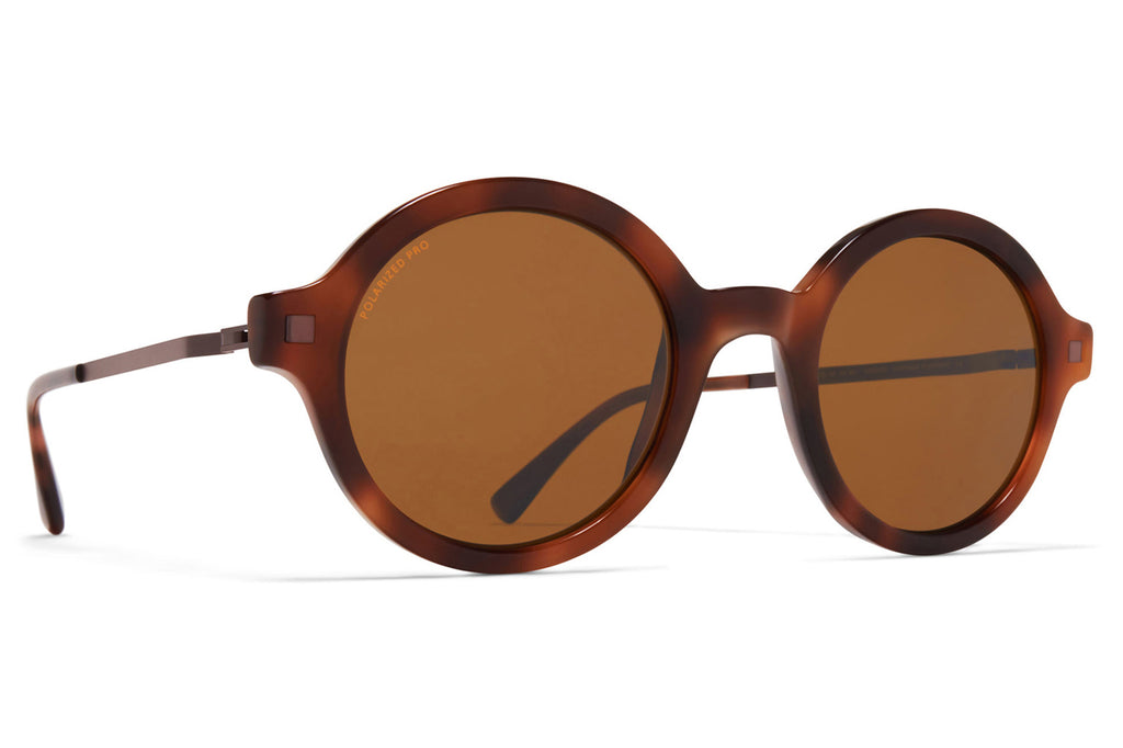 MYKITA - Esbo Sunglasses Zanzibar/Mocca with Polarized Pro Amber Brown Lenses