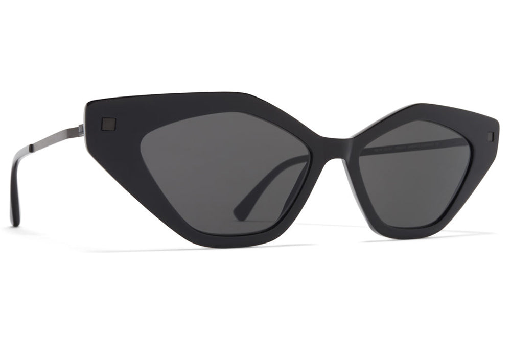 MYKITA - Gapi Sunglasses Black/Black with Dark Grey Solid Lenses