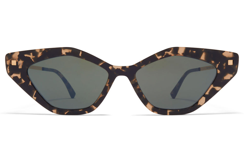 MYKITA - Gapi Sunglasses Antigua/Champagne Gold with Mirror Black Lenses