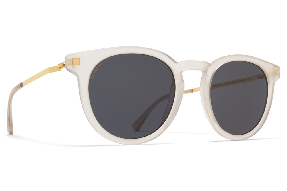 MYKITA - Lahti Sunglasses Matte Champagne/Glossy Gold with Polarized Pro Hi-Con Grey Lenses