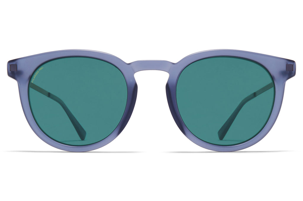 MYKITA - Lahti Sunglasses Matte Deep Ocean/Blackberry with Polarized Pro Ocean Blue Lenses