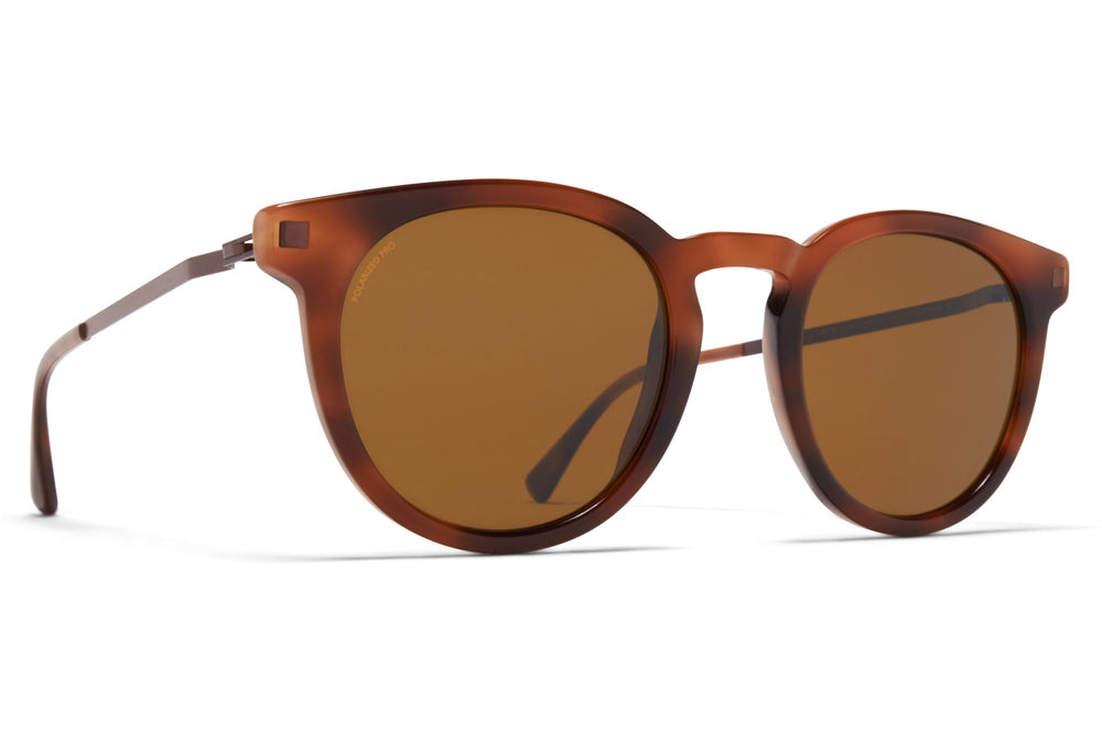 MYKITA - Lahti Sunglasses Zanzibar/Mocca with Polarized Pro Amber Brown Lenses