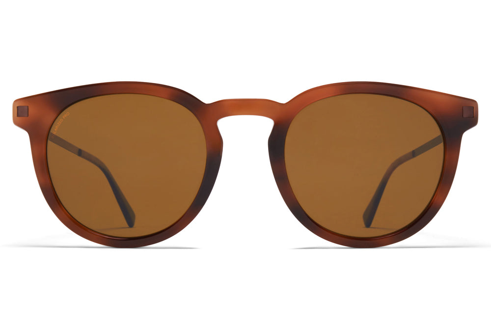 MYKITA - Lahti Sunglasses Zanzibar/Mocca with Polarized Pro Amber Brown Lenses