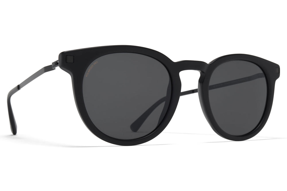 MYKITA - Lahti Sunglasses Matte Black/Black with Polarized Pro Hi-Con Grey Lenses