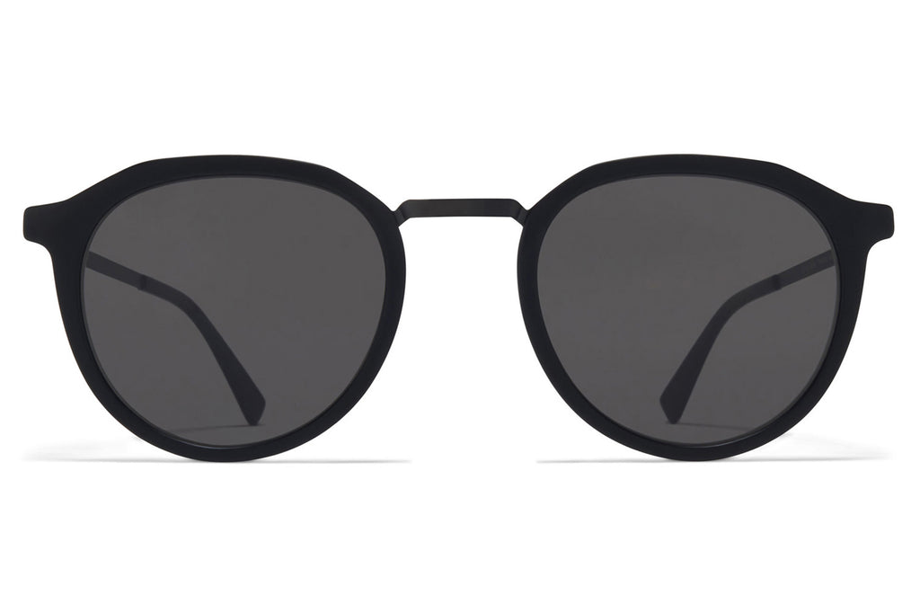 MYKITA - Paulson Sunglasses Black/Matte Black with Dark Grey Solid Lenses