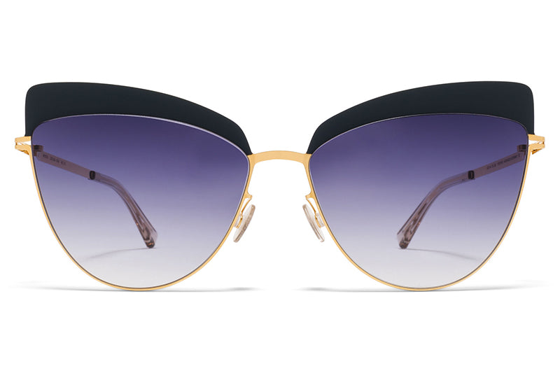 MYKITA Sunglasses - Svea Gold/Indigo with Grey Gradient Lenses