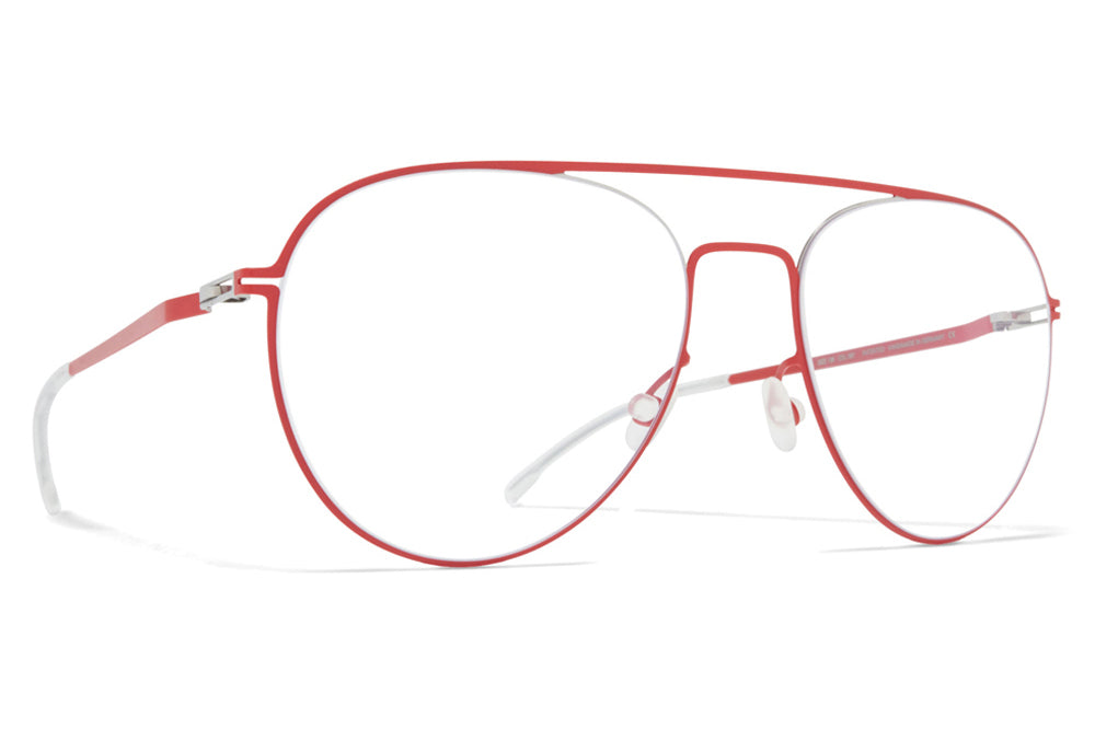 MYKITA - Eero Eyeglasses Silver/Rusty Red