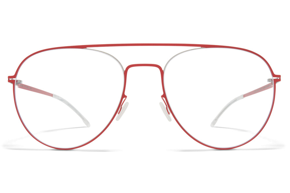 MYKITA - Eero Eyeglasses Silver/Rusty Red