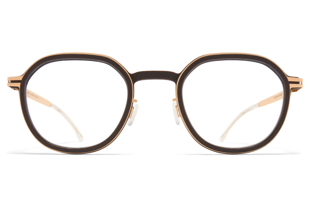 MYKITA MYLON - Birch Eyeglasses MH8 - Ebony Brown/Champagne Gold