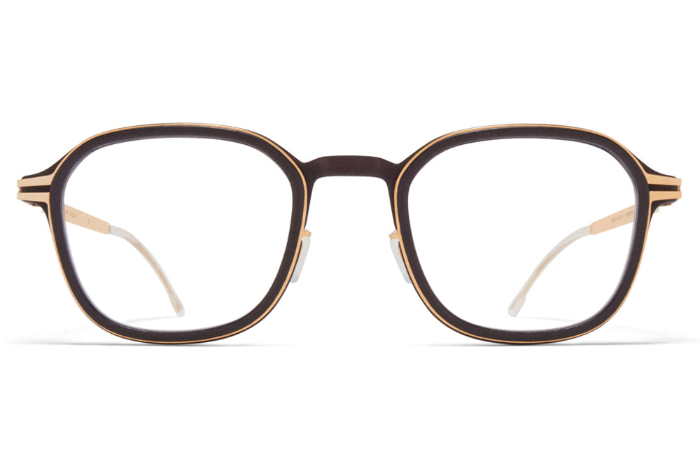 MYKITA Mylon - Fir Eyeglasses MH8 - Ebony Brown/Champagne Gold