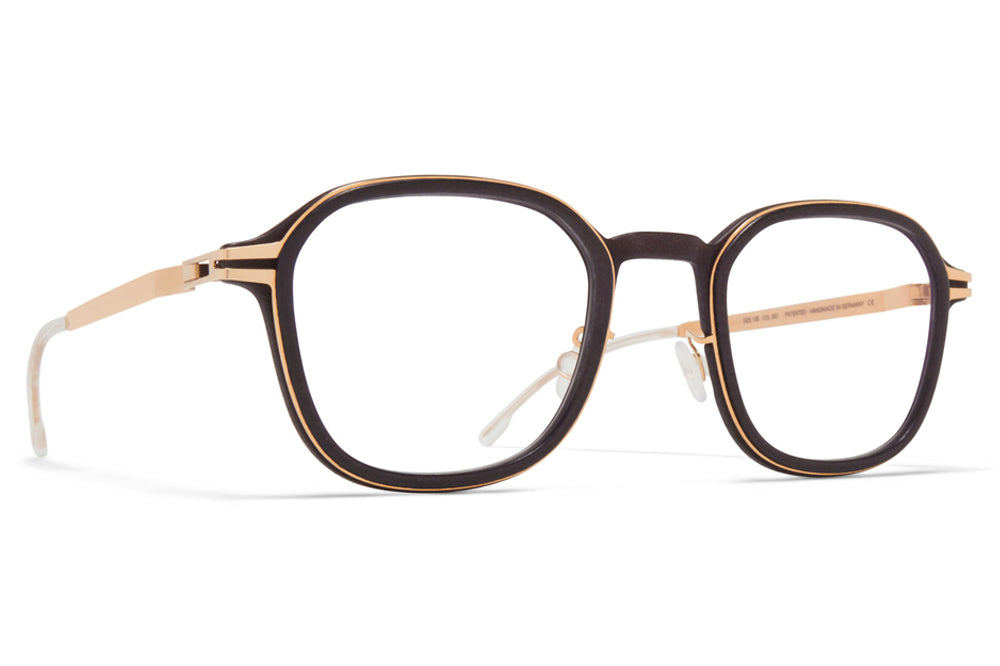 MYKITA Mylon - Fir Eyeglasses MH8 - Ebony Brown/Champagne Gold